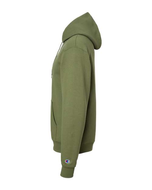 Champion S700 Powerblend Hooded Sweatshirt - Fresh Olive - side