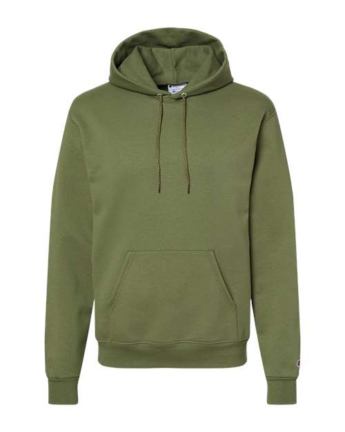Champion S700 Powerblend Hooded Sweatshirt - Fresh Olive - flat front