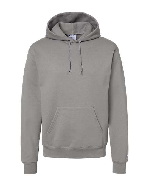 Champion S700 Powerblend Hooded Sweatshirt - Stone Grey - flat front