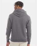 Champion S700 Powerblend Hooded Sweatshirt - Stone Grey - model back