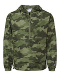Champion CO200 Unisex Packable Anorak Jacket - Olive Green Camo - front