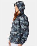 Champion CO200 Unisex Packable Anorak Jacket - Concrete Camo - model side