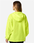 Champion CO200 Unisex Packable Anorak Jacket - Safety Green - model back