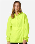 Champion CO200 Unisex Packable Anorak Jacket - Safety Green - model front