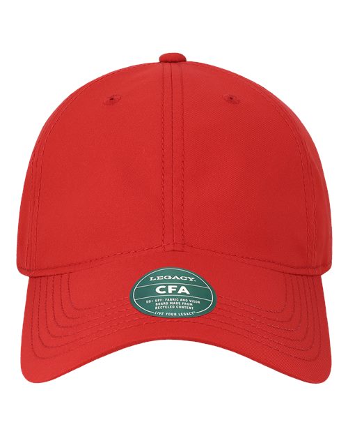 LEGACY CFA Cool Fit Adjustable Cap - Scarlet - front