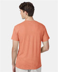 Hanes 42TB Perfect-T Triblend T-Shirt - Cantaloupe Heather - model back