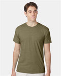 Hanes 42TB Perfect-T Triblend T-Shirt - Oregano Heather - model front