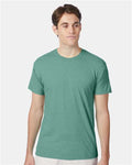 Hanes 42TB Perfect-T Triblend T-Shirt - Green Clay Heather - model front