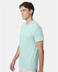 Hanes 42TB Perfect-T Triblend T-Shirt - Ice Fall Heather - model side