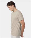 Hanes 42TB Perfect-T Triblend T-Shirt - Sand Heather - model side
