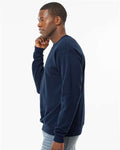 Hanes RS160 Unisex Perfect Sweats Crewneck Sweatshirt - Navy - model side