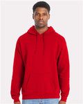 Hanes RS170 Unisex Perfect Sweats Hooded Sweatshirt - Athletic Red - model front