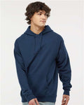Hanes RS170 Unisex Perfect Sweats Hooded Sweatshirt - Navy - model front