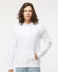 Hanes RS170 Unisex Perfect Sweats Hooded Sweatshirt - White - model front