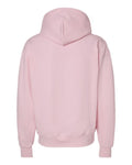 Hanes F170 Ultimate Cotton Hooded Sweatshirt - Pale Pink - back