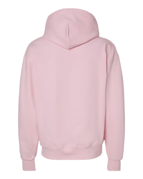 Hanes F170 Ultimate Cotton Hooded Sweatshirt - Pale Pink - back
