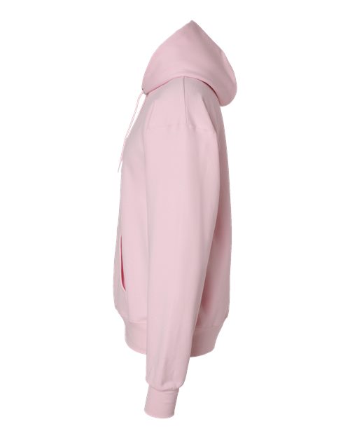 Hanes F170 Ultimate Cotton Hooded Sweatshirt - Pale Pink - side