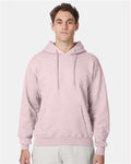 Hanes F170 Ultimate Cotton Hooded Sweatshirt - Pale Pink - model front