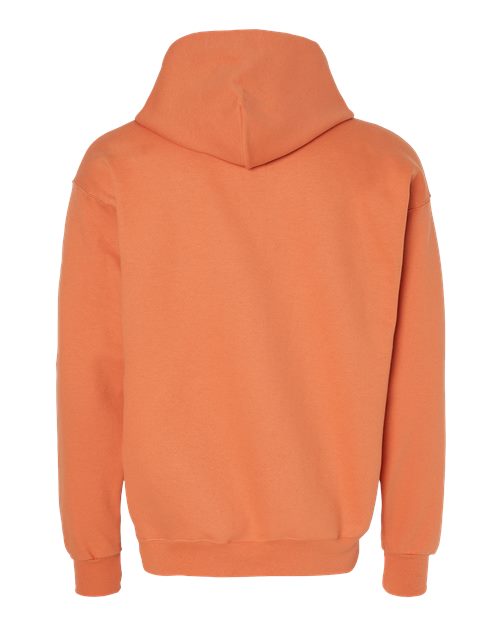 Hanes F170 Ultimate Cotton Hooded Sweatshirt - Pumpkin - back