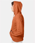 Hanes F170 Ultimate Cotton Hooded Sweatshirt - Pumpkin - model side