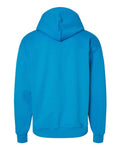 Hanes F170 Ultimate Cotton Hooded Sweatshirt - Teal - back