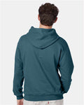 Hanes F170 Ultimate Cotton Hooded Sweatshirt - Cactus - model back
