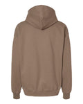 Hanes F170 Ultimate Cotton Hooded Sweatshirt - Pebble - back