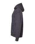 Hanes F170 Ultimate Cotton Hooded Sweatshirt - Smoke Grey - side