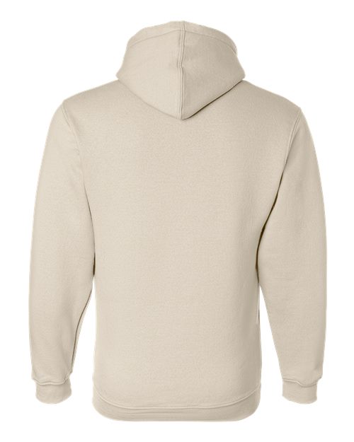 Bayside 960 Unisex USA-Made Hooded Sweatshirt - Cream - back