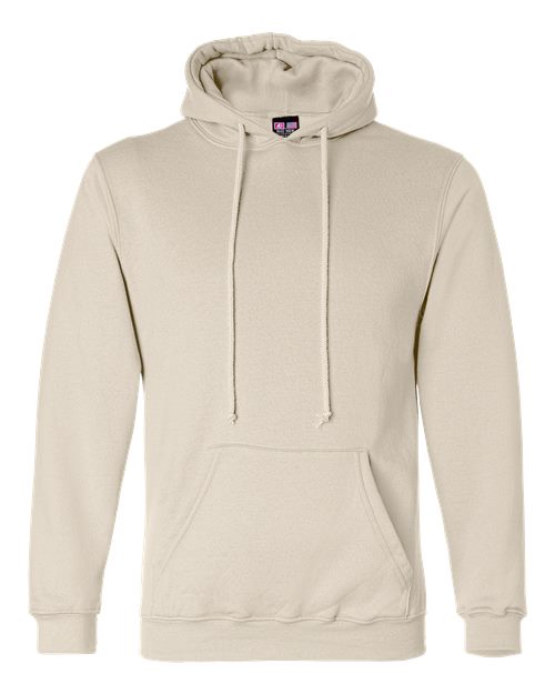 Bayside 960 Unisex USA-Made Hooded Sweatshirt - Cream - front