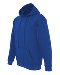Bayside 960 Unisex USA-Made Hooded Sweatshirt - Royal Blue - side