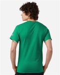 Champion T425 Unisex Classic T-Shirt - Kelly Green - model back