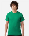 Champion T425 Unisex Classic T-Shirt - Kelly Green - model front