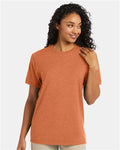 Hanes 4980 Perfect-T T-Shirt - Pumpkin Heather - model front