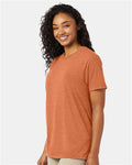 Hanes 4980 Perfect-T T-Shirt - Pumpkin Heather - model side