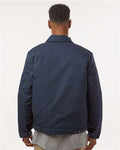 Dickies TJ55 Unisex Insulated Industrial Eisenhower Jacket - Dark Navy - model back