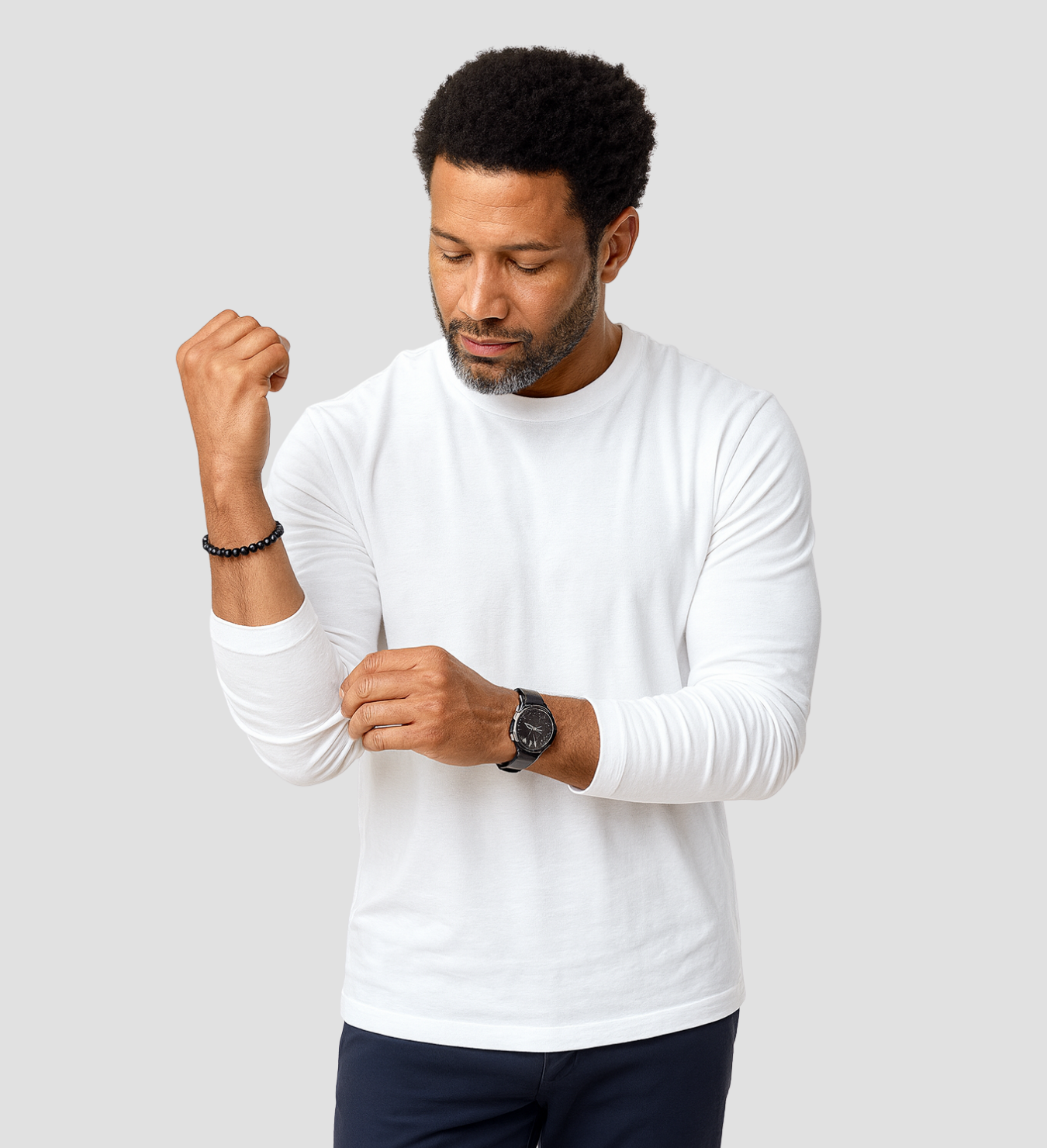 Classic Crew Long Sleeve T-Shirt 6-Pack, additional view