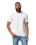 Gildan 980 Unisex Softstyle Lightweight T-Shirt - White - model front