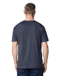 Gildan 980 Unisex Softstyle Lightweight T-Shirt - Navy - model back