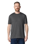 Gildan 980 Unisex Softstyle Lightweight T-Shirt - Heather Dark Grey - model front