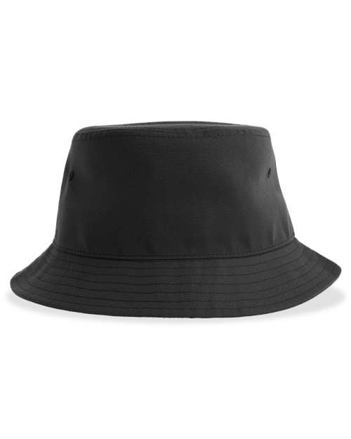 Atlantis Headwear GEO Sustainable Bucket Hat - Black - back
