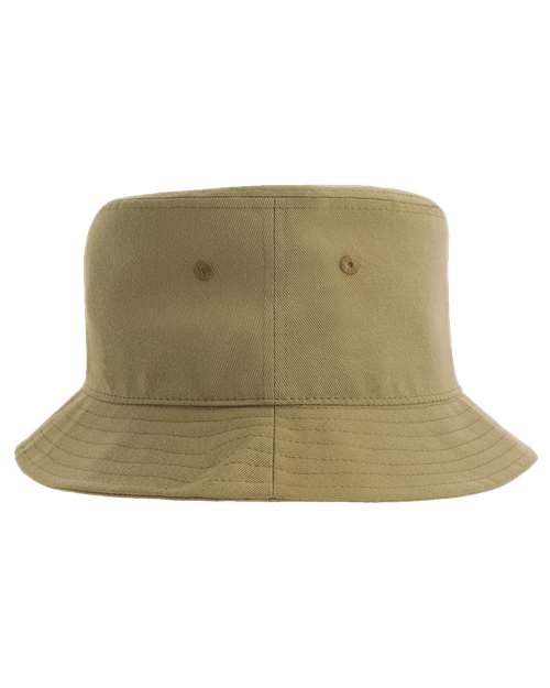 Atlantis Headwear GEO Sustainable Bucket Hat - Khaki - side