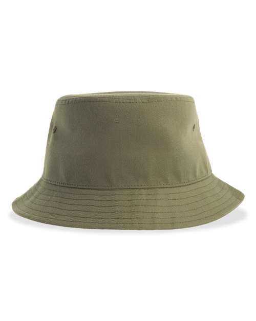 Atlantis Headwear GEO Sustainable Bucket Hat - Olive - back