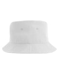 Atlantis Headwear GEO Sustainable Bucket Hat - White - side