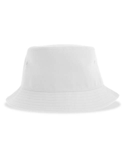Atlantis Headwear GEO Sustainable Bucket Hat - White - front