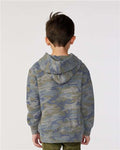 Rabbit Skins 3326 Toddler Pullover Fleece Hoodie - Vintage Camo - model back