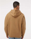 LAT 6926 Unisex Elevated Fleece Hoodie Sweatshirt - Coyote Brown - model back