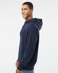 LAT 6926 Unisex Elevated Fleece Hoodie Sweatshirt - Navy - model side