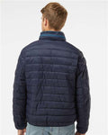 Weatherproof 211136 Men's PillowPac Puffer Jacket - Dark Navy - model back