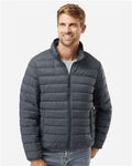 Weatherproof 211136 Men's PillowPac Puffer Jacket - Pewter - model front